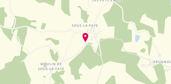 Plan de GALATEAU Thierry, 16 Sous la Faye, 23320 Saint-Silvain-Montaigut