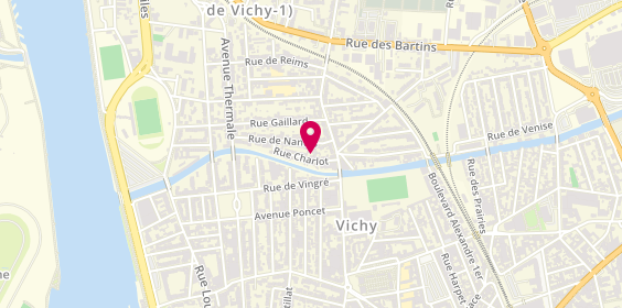 Plan de Etablissements Clair et Predhumeau, 23 Rue Charlot, 03200 Vichy