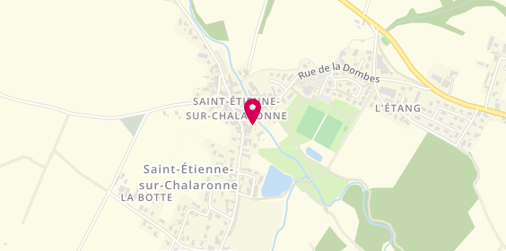 Plan de Aesr Electricite Generale, 737 Chemin des Corcelles, 01140 Saint-Étienne-sur-Chalaronne
