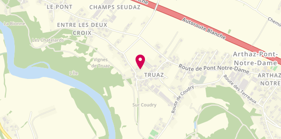 Plan de CHABOD Frédéric, 298 Route de Truaz, 74380 Arthaz-Pont-Notre-Dame