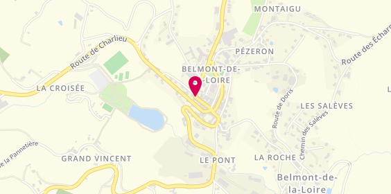 Plan de ELECTRI-CITY, Grizard Jordan, 14 Rue du Commerce, 42670 Belmont-de-la-Loire