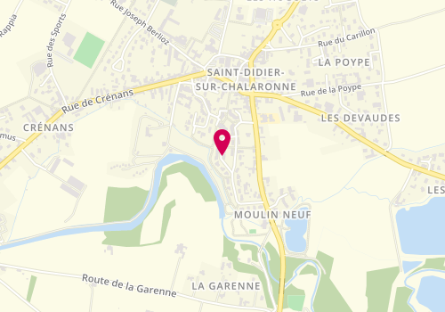 Plan de DE3S Electricité, 66 Rue de Pompon, 01140 Saint-Didier-sur-Chalaronne
