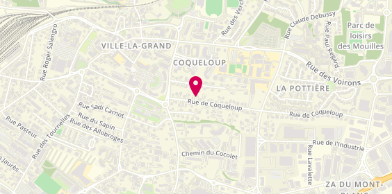 Plan de Kreutzer, 13 Rue de Coqueloup, 74100 Ville-la-Grand