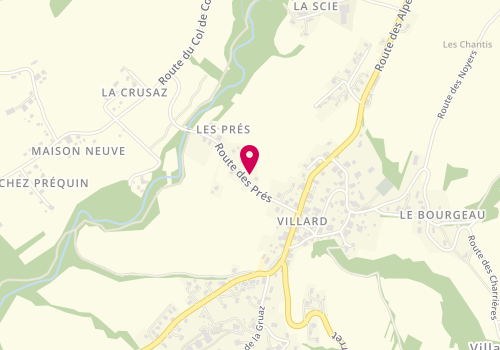 Plan de MINARDI René, Les Pres Étage 4
250 Route des Pres, 74420 Villard