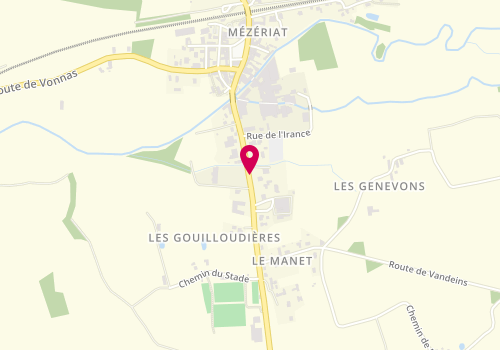 Plan de Etablissements Dégletagne, Route de Chaveyriat, 01660 Mézériat