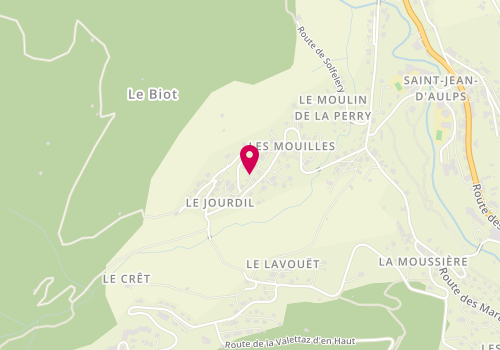 Plan de Le Faye, Chalet le Faye Chemin Mouilles, 74430 Saint-Jean-d'Aulps