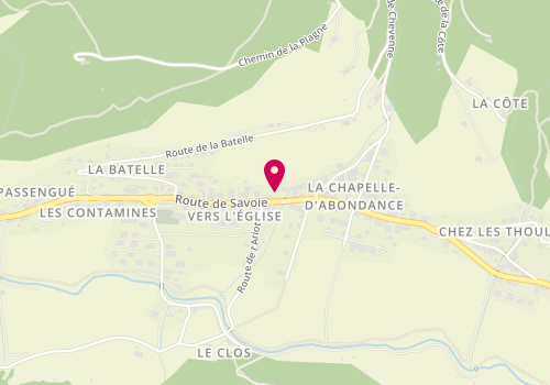Plan de Les Routards du Monde, 230 Route de Savoie Sous le Pond, 74390 La Chapelle-d'Abondance