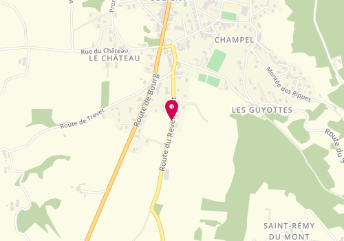 Plan de DUFOUR Laurent, Route du Revermont, 01270 Coligny
