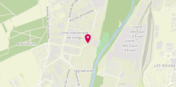 Plan de Bme 74, Zone Industrielle Vongy Park2, Ilages
34 Rue des Ilages, 74200 Thonon-les-Bains