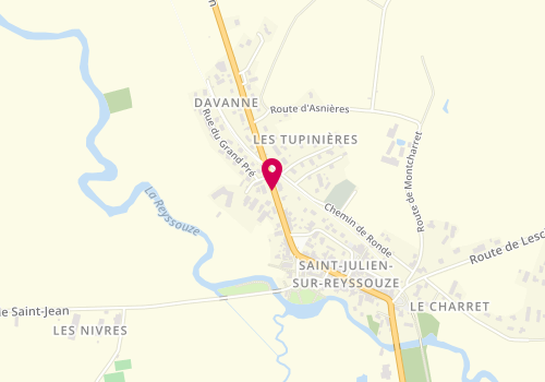 Plan de Etablissements Buchaille, 185 Route Chalon, 01560 Saint-Julien-sur-Reyssouze