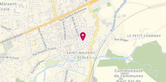 Plan de Bouvet Rodolphe, 9 Rue Petites Boucheries, 79400 Saint-Maixent-l'École
