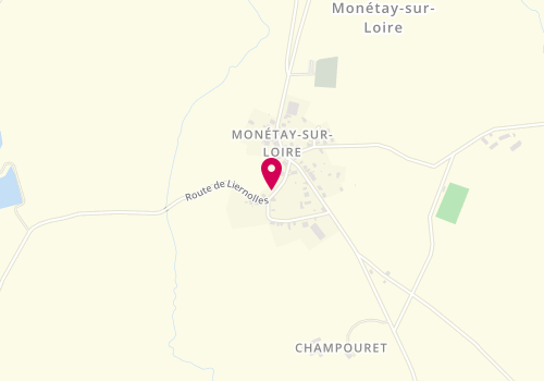 Plan de REYNARD Christian, Le Bourg 3 Route Liernolles, 03470 Monétay-sur-Loire