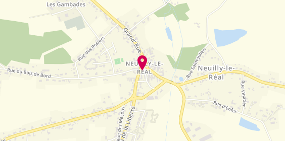 Plan de COULPIER Pascal, Zone Artisanale Les Gambades, 03340 Neuilly-le-Réal
