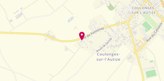 Plan de Bonneau Chauffage de l'Autize, 58 Route de Fontenay, 79160 Coulonges-sur-l'Autize
