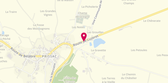 Plan de Brunelec, 6 Route de Luzeret, 36370 Prissac