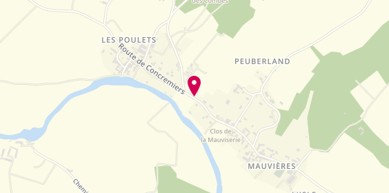 Plan de COUTANT Thierry, Route de Concremiers, 36370 Mauvières