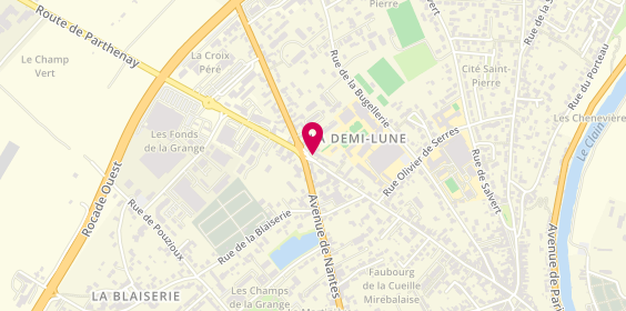 Plan de Dmelectronique, 130 Rue Faubourg Cueille Mirebalaise, 86000 Poitiers