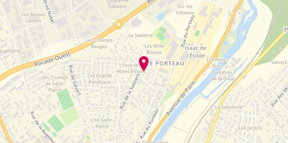 Plan de NAULEAU Cyrille, 14 Rue du Soleil de Midi, 86000 Poitiers
