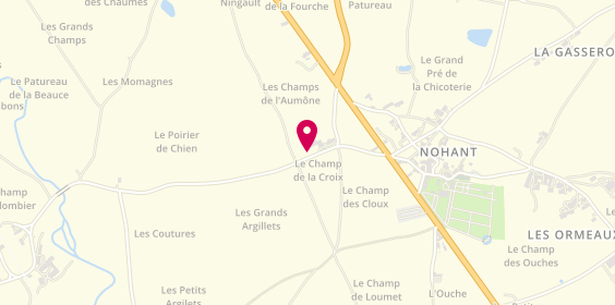 Plan de SAS Ene'rj, 4 Route de la Beauce, 36400 Nohant-Vic