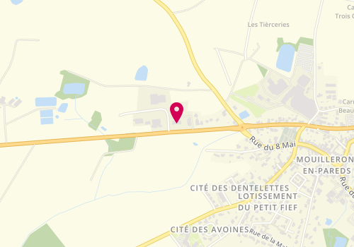 Plan de Fabien Boissinot - Électricien, Plombier et chauffage, Zone Industrielle du Moulinier
6 Bis Rue du Moulinier, 85390 Mouilleron-Saint-Germain