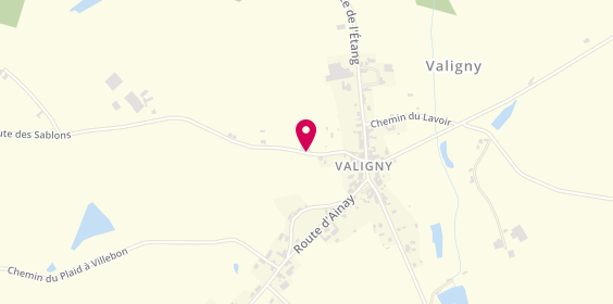 Plan de C.elect, 4 Route des Sablons, 03360 Valigny