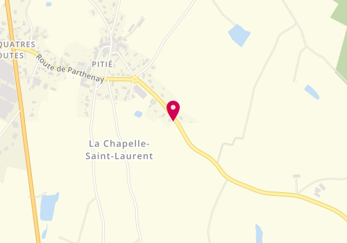 Plan de S.G Elec Ouest, 2 Bis Route Parthenay, 79430 La Chapelle-Saint-Laurent