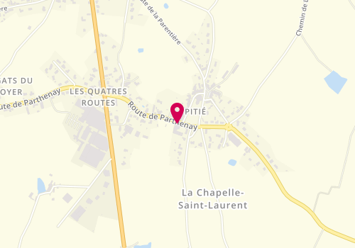 Plan de Picherit Serge Electricite Generale, 15A Route de Parthenay, 79430 La Chapelle-Saint-Laurent