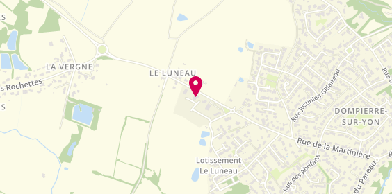 Plan de CHABOT GIRARD - électricité - plomberie - chauffage, 2 Allée des Compagnons Zone Artisanale le Luneau, 85170 Dompierre-sur-Yon