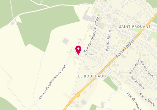 Plan de Lamothe & David, Zone Artisanale, 85110 Saint-Prouant