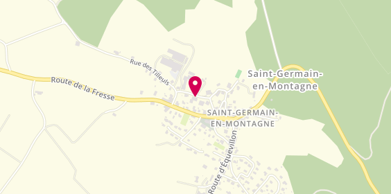 Plan de EPRF, 4 Route de la Fresse, 39300 Saint-Germain-en-Montagne