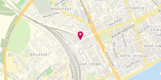 Plan de Etbe, Immeuble Espace Alize
24 Avenue Jean Jaures, 71100 Chalon-sur-Saône