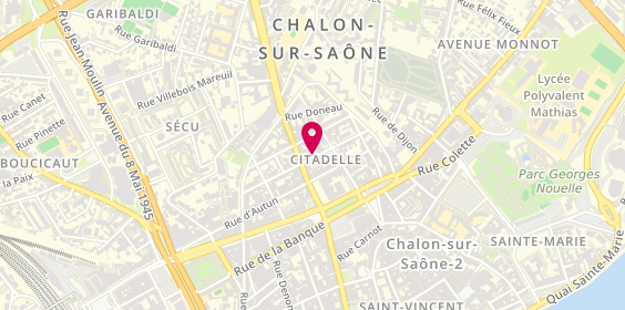 Plan de Entreprise Zereni, 18A Rue des Places, 71100 Chalon-sur-Saône