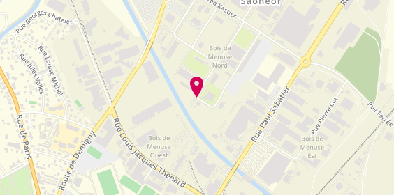 Plan de Sylvain Bachelet, Zone Artisanale Saoneor 21 Rue Henri Becquerel, 71100 Chalon-sur-Saône
