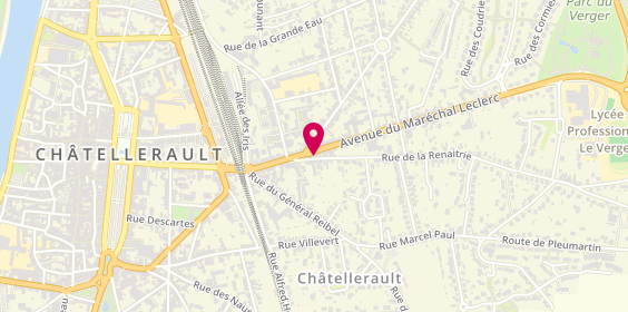 Plan de Robert Electricite, 48 avenue du Maréchal Leclerc, 86100 Châtellerault