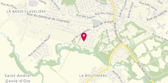 Plan de BARREAU – Electricité – Chauché – Boufféré - Saint Fulgent, Zone Artisanale de la Mothe
7 Saint-Gabriel, 85140 Chauché