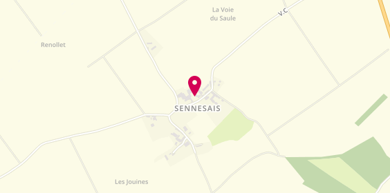 Plan de Amauger Entreprise, 3 Rue des 4 Rois, 86330 Saint-Jean-de-Sauves