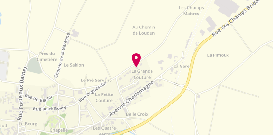 Plan de CHAUSSE Arnaud, 12 Rue Duguesclin, 86330 Moncontour