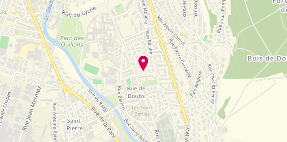 Plan de CHABOD Didier, 5 Rue Maurice Marrou, 25300 Pontarlier