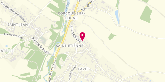 Plan de Choblet Elec, 13 Rue Lejeune, 44650 Corcoué-sur-Logne