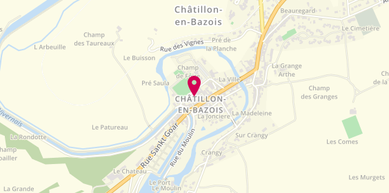 Plan de Brunet Batiment Associes - Bba, 4 Rue du Lion d'Or, 58110 Châtillon-en-Bazois