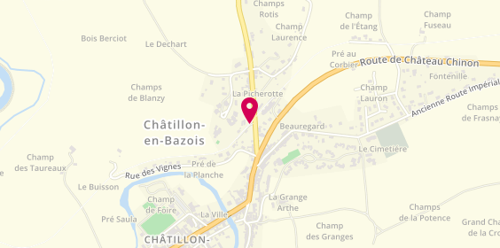 Plan de LEJAULT Nicolas, 1 Champ Lauron, 58110 Châtillon-en-Bazois