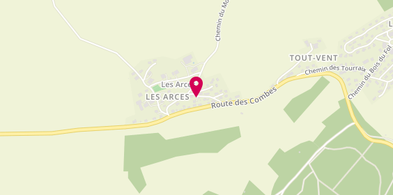 Plan de DEVAUD Jean Michel, Les Arces 6 Chemin Grand Mont, 25500 Morteau