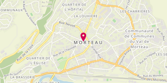 Plan de Balossi Marguet Electricite, 10 Rue des Fritillaires Zone Artisanale le Mondey, 25500 Morteau