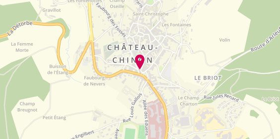 Plan de Groservices, 5 Rue Notre Dame, 58120 Château Chinon