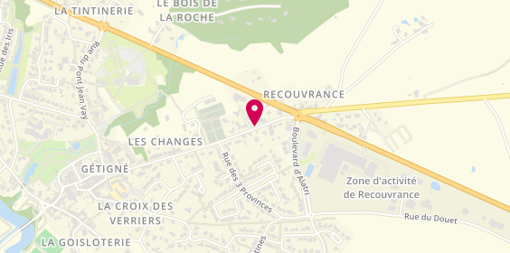 Plan de Bc Elec, Zone Artisanale de Recouvrance Rue Artisanat, 44190 Gétigné