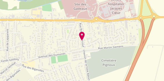 Plan de BENOIST Didier, 24 Rue Robert Surcouf, 18000 Bourges