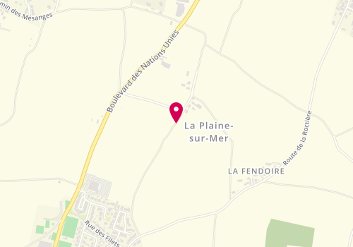 Plan de Moreau Damien Electricité, 1 Impasse du Haut de la Plaine, 44770 La Plaine-sur-Mer