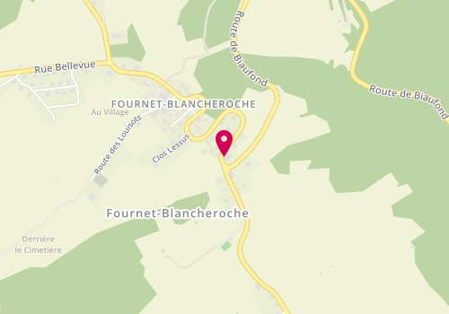 Plan de Electropro-Services Jacquot Romuald, 9 Rue Ulysse Robert, 25140 Fournet-Blancheroche