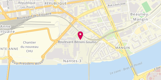 Plan de KEMER Adnan, 16 Boulevard Benoni Goullin, 44200 Nantes