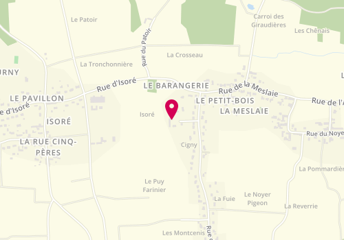 Plan de Stanelec, 11 Rue des Coudreaux, 37420 Beaumont-en-Véron